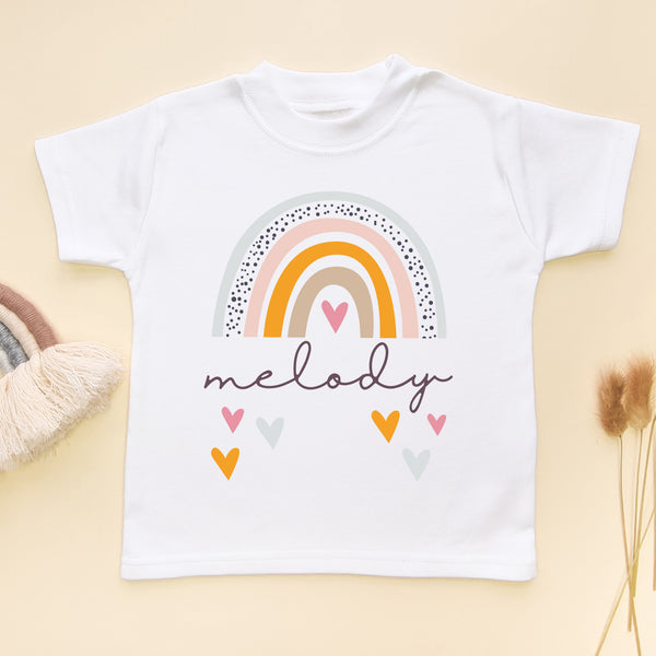 Baby girl rainbow shirt sale