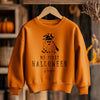 Halloween Ghost Witch Personalised Toddler & Kids Sweatshirt