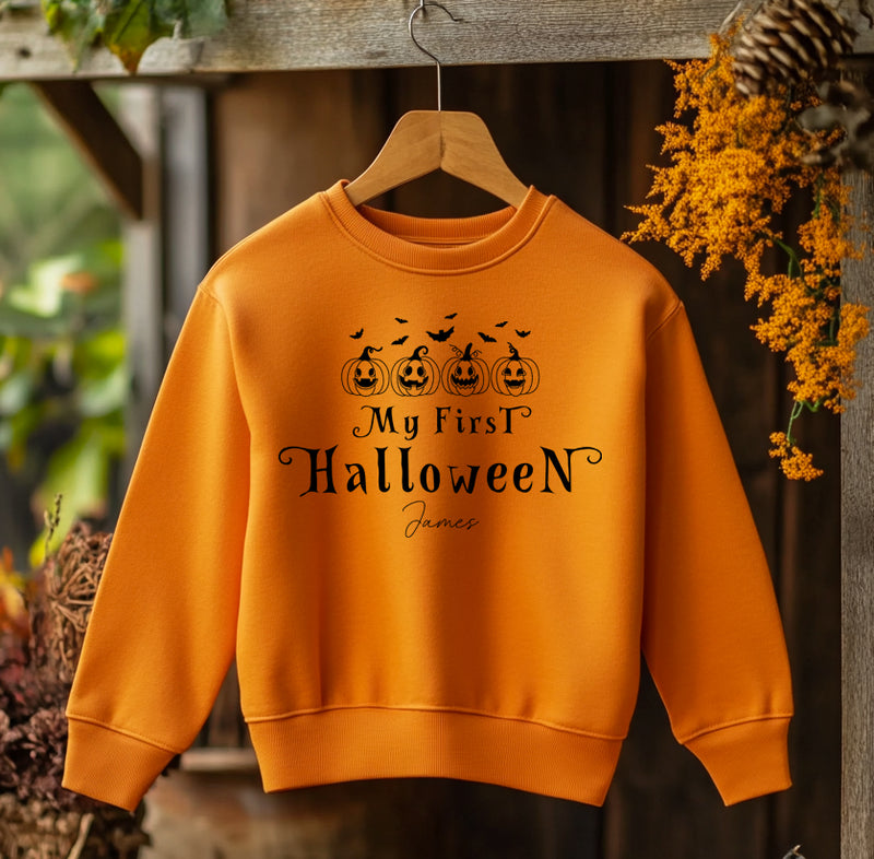 Halloween Personalised Toddler & Kids Sweatshirt