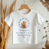 Mother's Day Boy Bear Personalised Toddler & Kids T Shirt