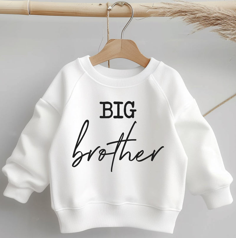 Big Brother Minimalist Style Toddler & Kids Sweatshirt - Little Lili Store