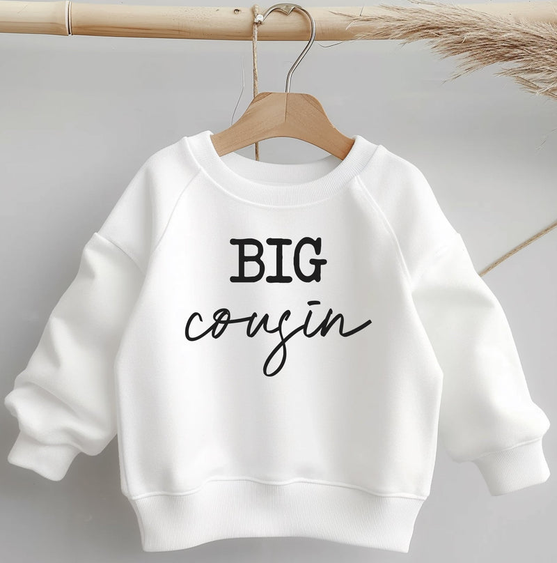 Big Cousin Toddler & Kids Sweatshirt - Little Lili Store