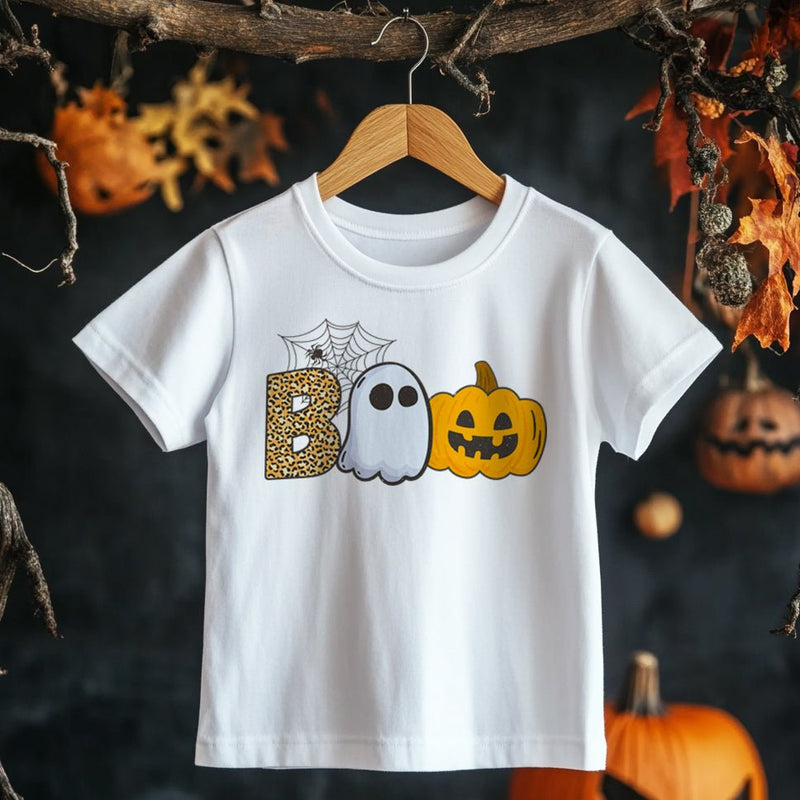 Boo Halloween Toddler & Kids T Shirt - Little Lili Store