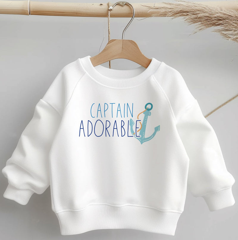 Captain Adorable Toddler & Kids Sweatshirt - Little Lili Store