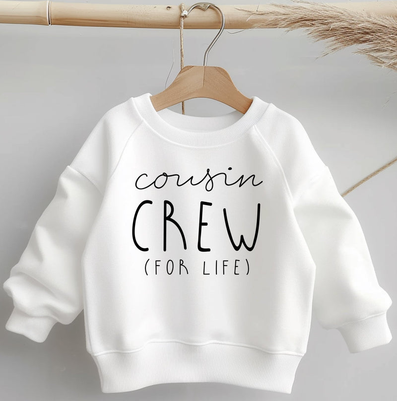 Cousin Crew For Life Toddler & Kids Sweatshirt - Little Lili Store