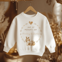 Cute Deer Mother's Day Personalised Toddler & Kids Sweatshirt - Little Lili Store