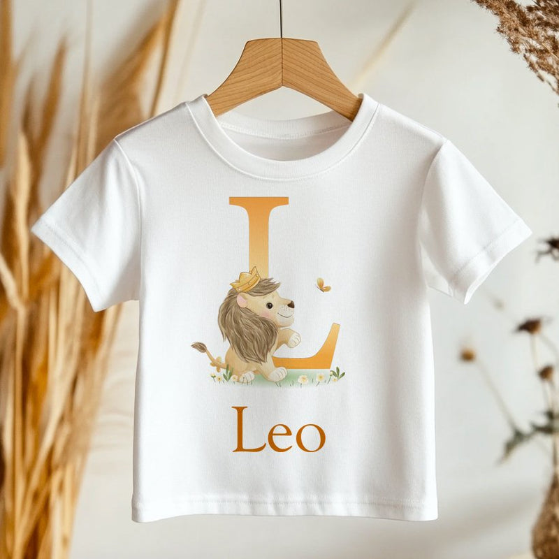 Cute Lion Personalised Toddler & Kids T Shirt - Little Lili Store