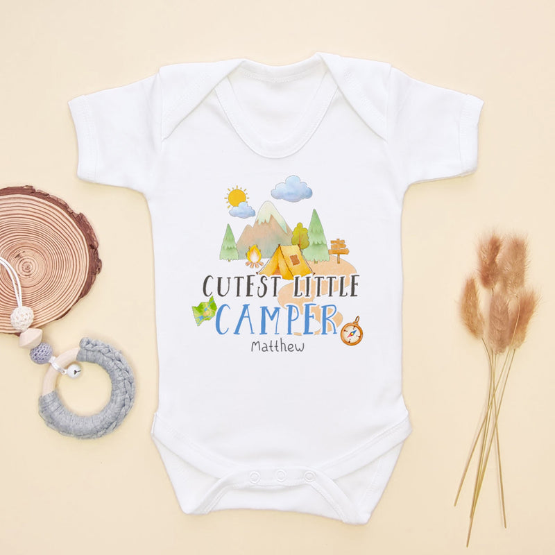 Cutest Little Camper Personalised Baby Bodysuit - Little Lili Store