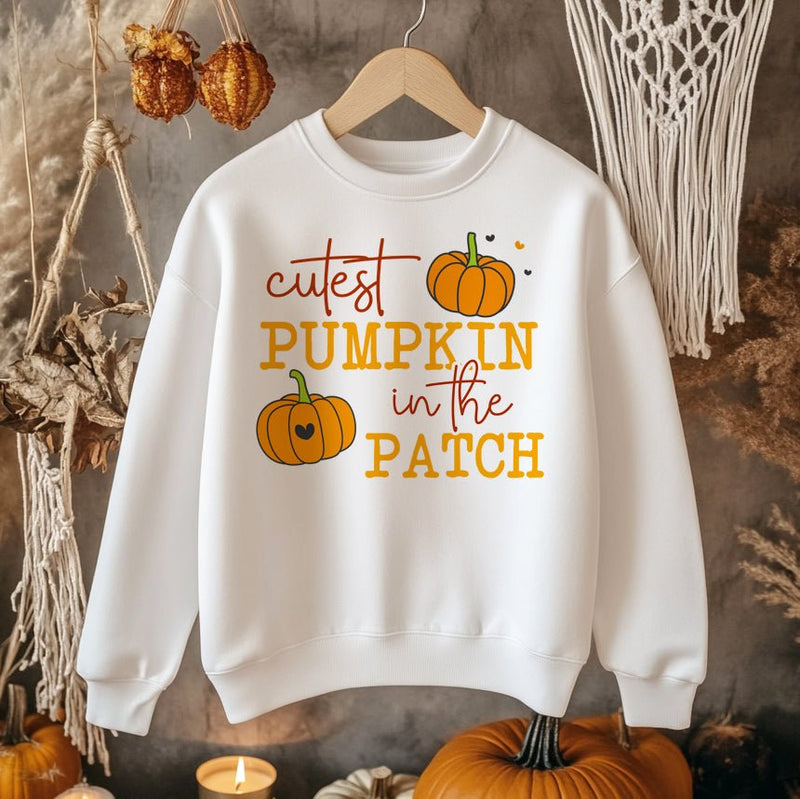 Cutest Pumpkin In The Patch Toddler & Kids Sweatshirt - Little Lili Store