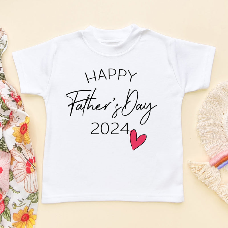 Happy Father's Day Toddler & Kids T Shirt - Little Lili Store (6547765395528)