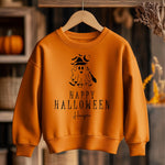 Happy Halloween Ghost Witch Personalised Toddler & Kids Sweatshirt - Little Lili Store