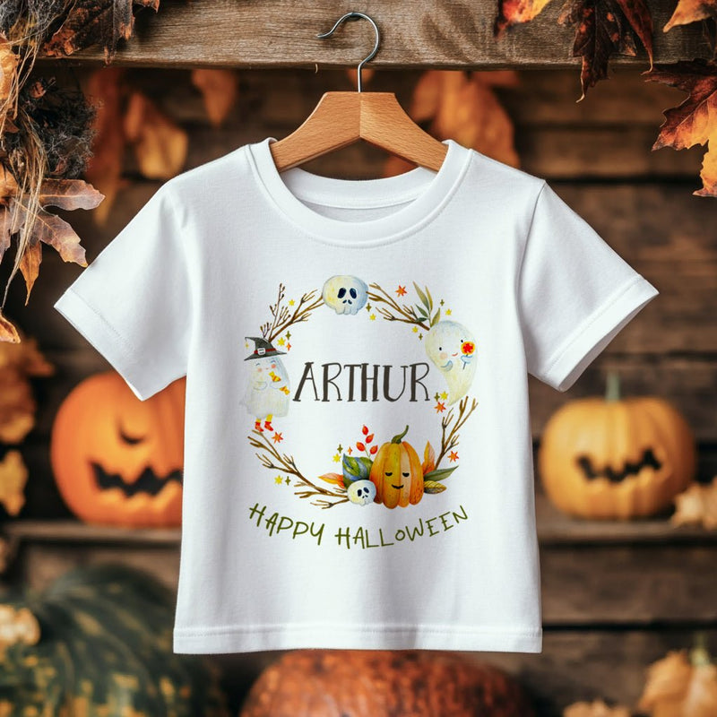 Happy Halloween Personalised Toddler & Kids T Shirt - Little Lili Store