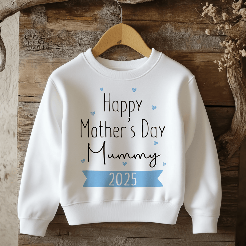 Happy Mother's Day Mummy Blue Style Toddler & Kids Sweatshirt - Little Lili Store