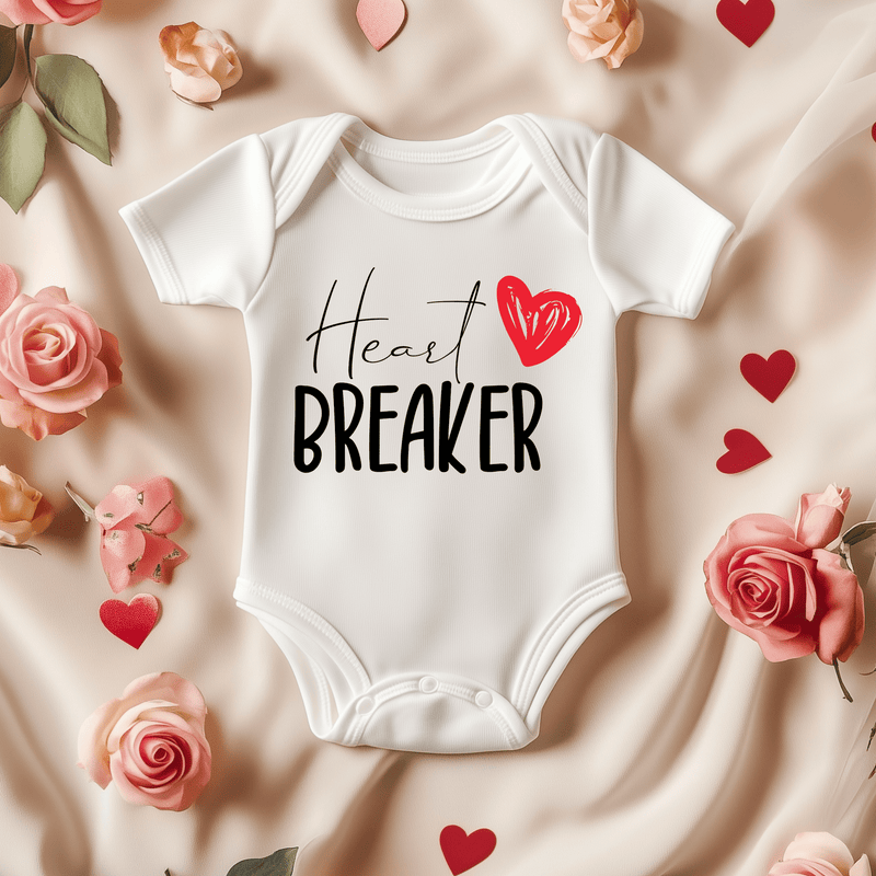 Heart Breaker Valentines Baby Bodysuit - Little Lili Store