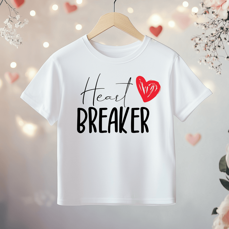 Heart Breaker Valentines Toddler & Kids T Shirt - Little Lili Store