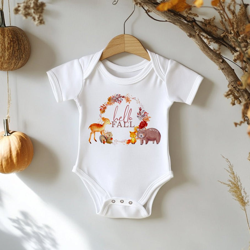 Hello Fall Baby Bodysuit - Little Lili Store