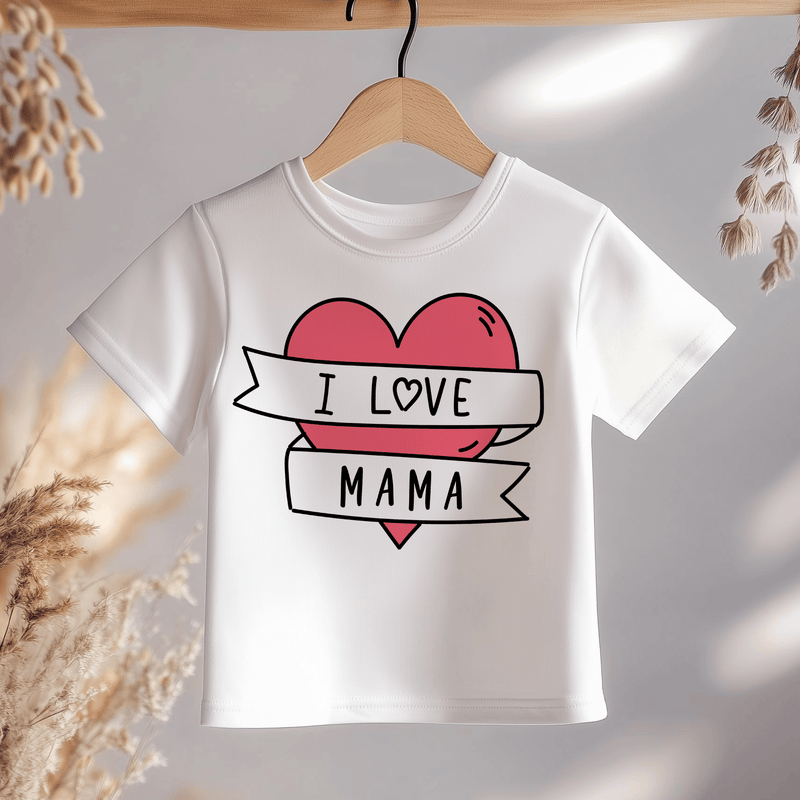 I Love Mama Toddler & Kids T Shirt - Little Lili Store