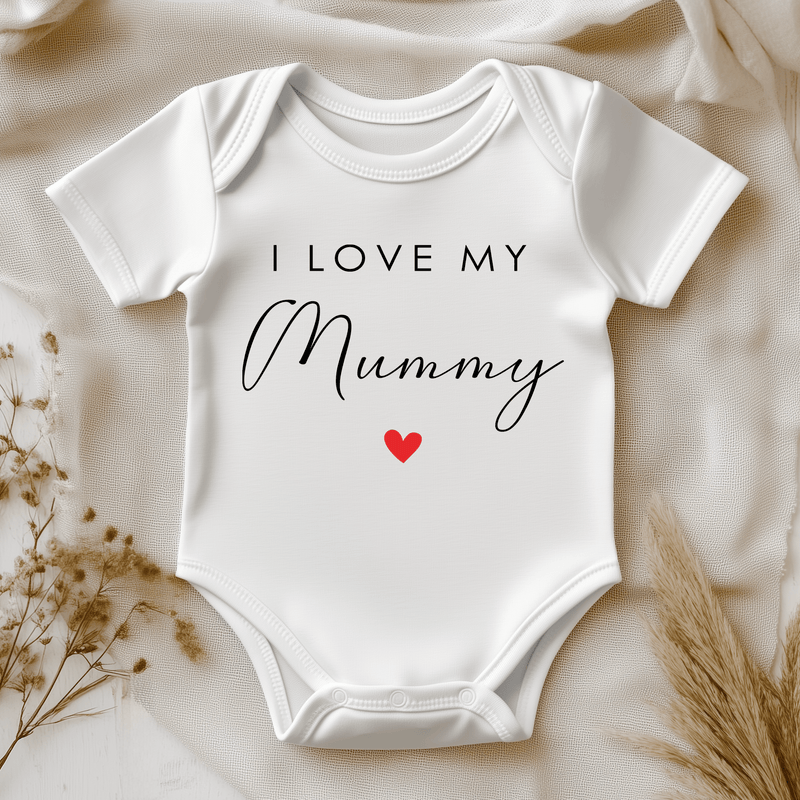 I Love My Mummy Baby Bodysuit - Little Lili Store