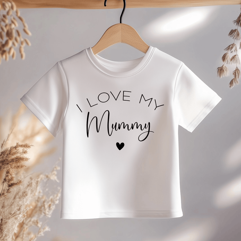 I Love My Mummy Toddler & Kids T Shirt - Little Lili Store