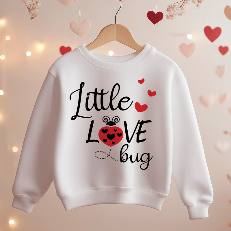 Little Love Bug Valentines Toddler & Kids Sweatshirt - Little Lili Store