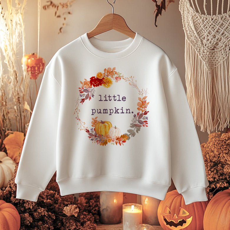 Little Pumpkin Halloween Fall Toddler & Kids Sweatshirt - Little Lili Store