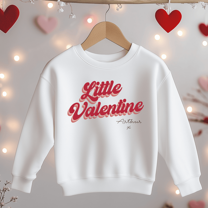 Little Valentine Personalised Toddler & Kids Sweatshirt - Little Lili Store