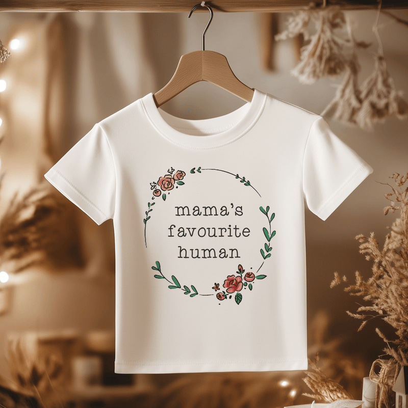 Mama's Favourite Human Toddler & Kids T Shirt - Little Lili Store