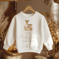 Mother's Day Cute Deer Personalised Toddler & Kids Sweatshirt - Little Lili Store