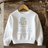 Mother's Day Cute Dinosaurs Personalised Toddler & Kids Sweatshirt - Little Lili Store