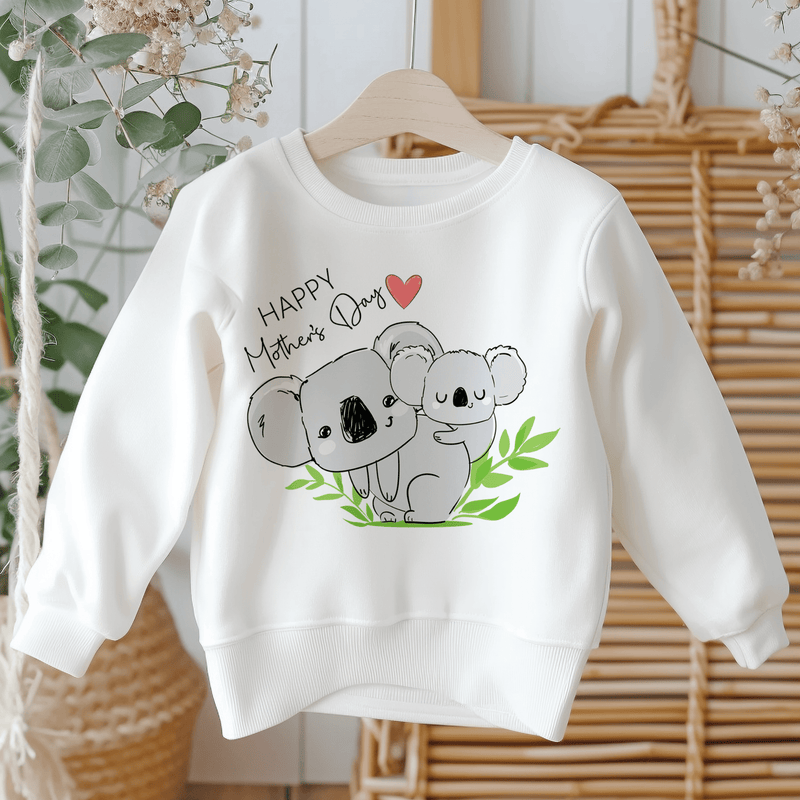 Mother's Day Cute Koala Toddler & Kids Sweatshirt - Little Lili Store