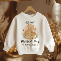 Mother's Day Cute Lions Personalised Toddler & Kids Sweatshirt - Little Lili Store