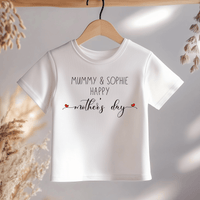 Mother's Day Personalised Name Toddler & Kids T Shirt - Little Lili Store