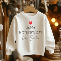 Mother's Day Personalised Toddler & Kids Sweatshirt - Little Lili Store