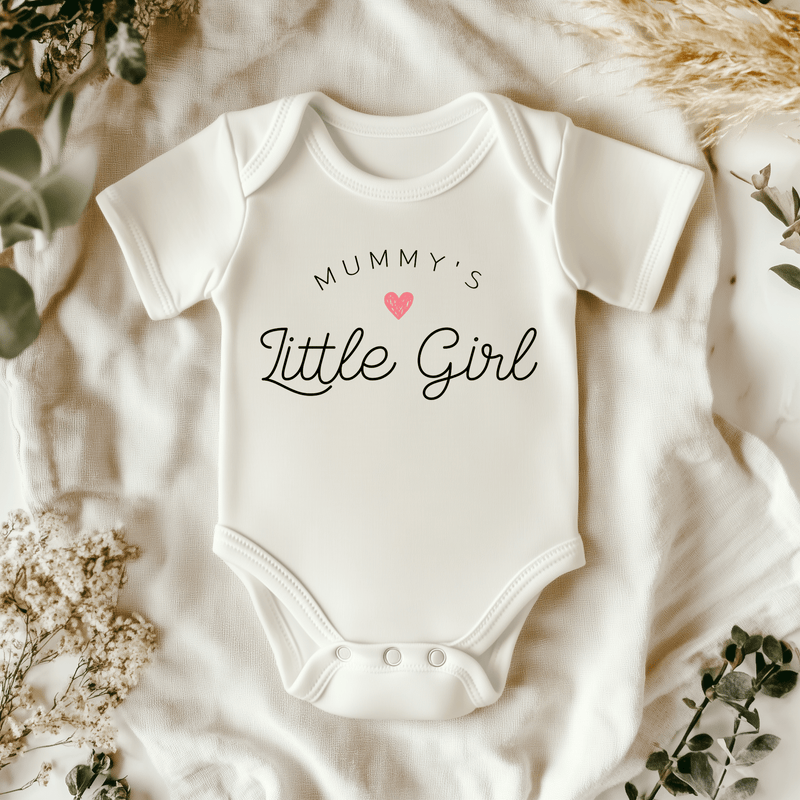 Mummy's Little Girl Baby Bodysuit - Little Lili Store