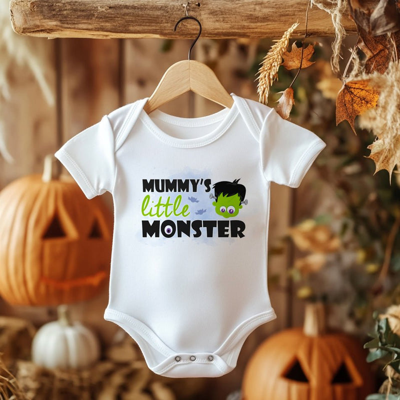 Mummy's Little Monster Funny Hallowen Baby Bodysuit - Little Lili Store