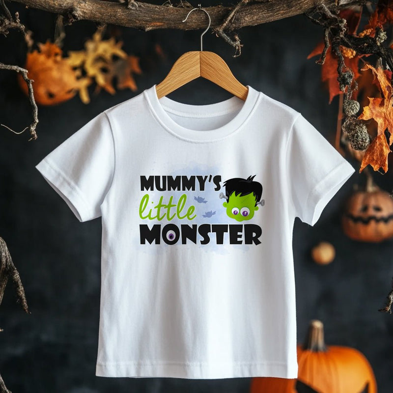 Mummy's Little Monster Halloween Toddler & Kids T Shirt - Little Lili Store