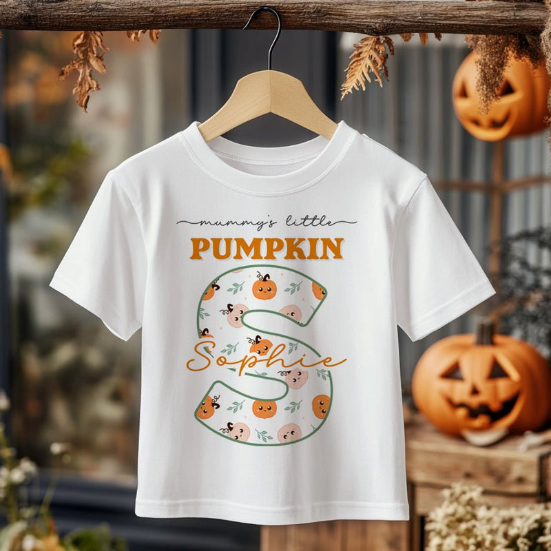 Mummy's Little Pumpkin Personalised Toddler & Kids T Shirt - Little Lili Store