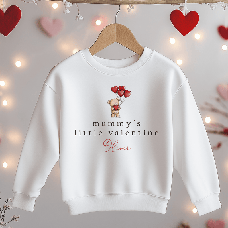 Mummy's Little Valentine Personalised Toddler & Kids Sweatshirt - Little Lili Store