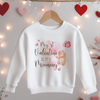 My 1st Valentine Is My Mummy Teddy Bear Toddler & Kids Sweatshirt - Little Lili Store