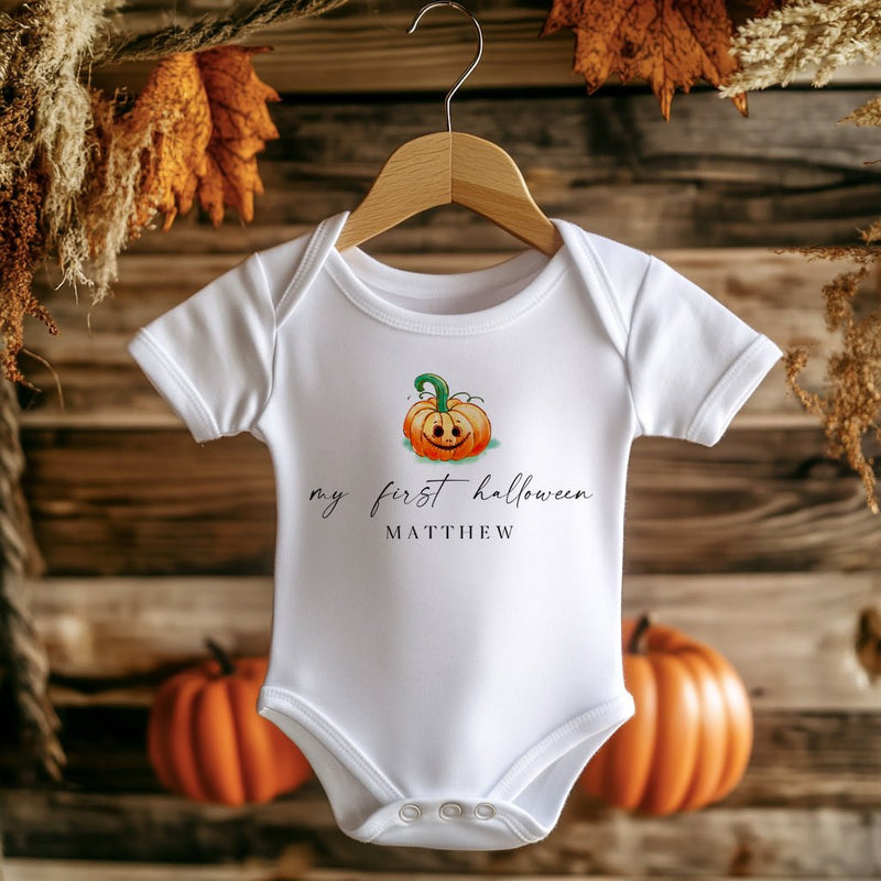 My First Halloween Personalised Baby Bodysuit - Little Lili Store