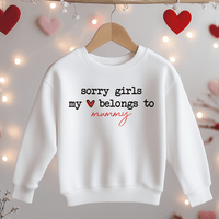 My First Valentine Is My Daddy Toddler & Kids Sweatshirt - Little Lili Store