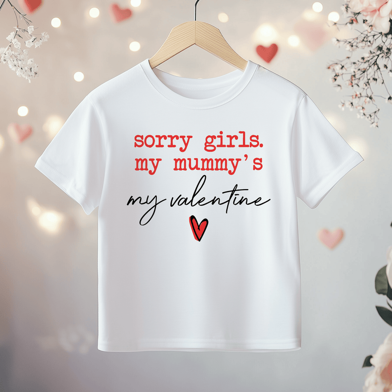 My Mummy's My Valentine Toddler & Kids T Shirt - Little Lili Store