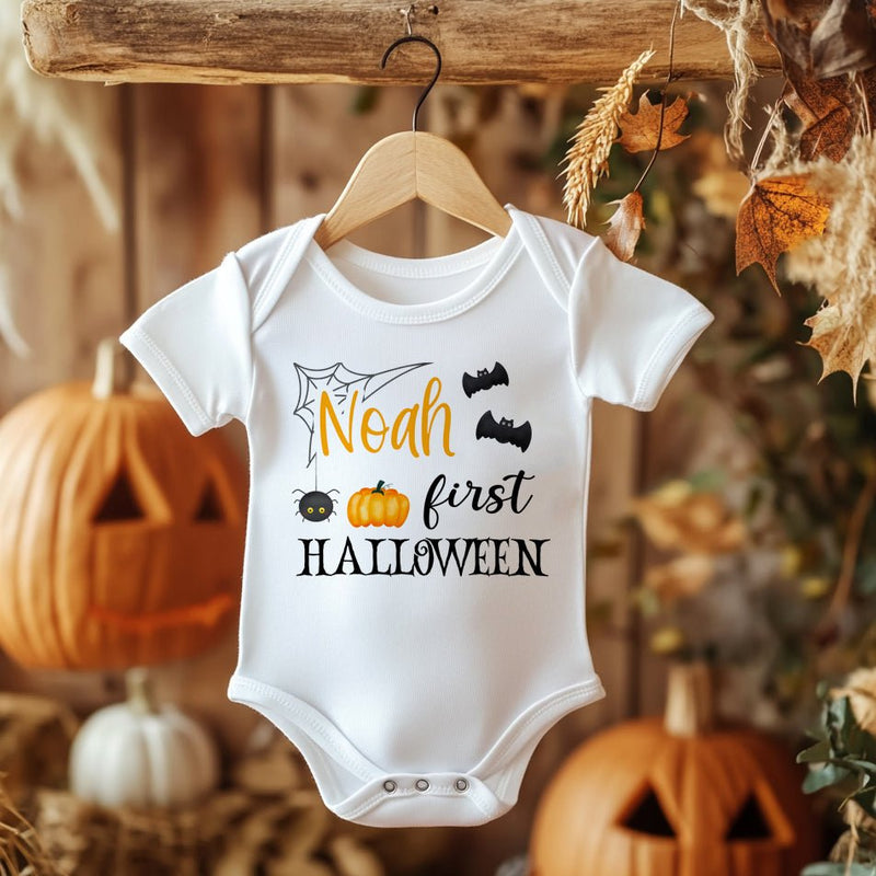 Personalised First Halloween Baby Bodysuit - Little Lili Store