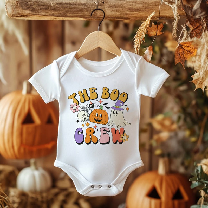 Retro The Boo Crew Halloween Baby Bodysuit - Little Lili Store