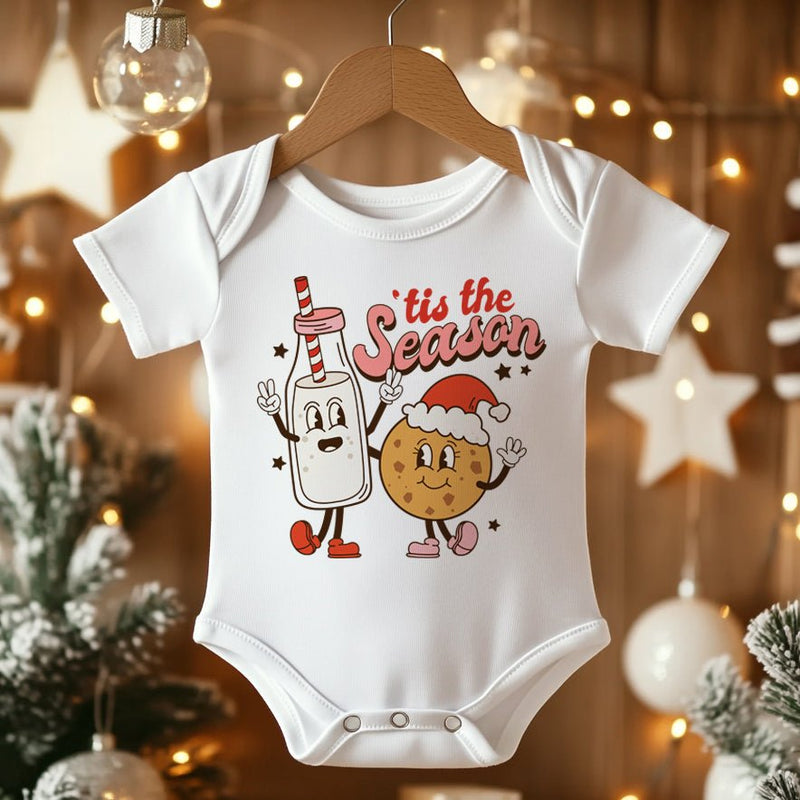 Sweet Retro Christmas Baby Bodysuit - Little Lili Store