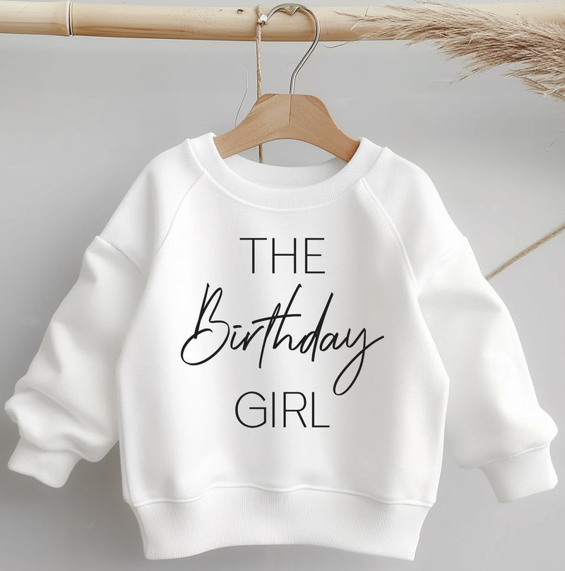 The Birthday Girl Toddler & Kids Sweatshirt - Little Lili Store