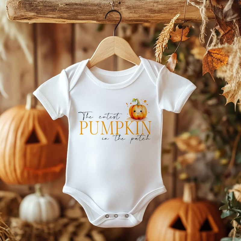 The Cutest Pumpkin In The Patch Baby Bodysuit - Little Lili Store