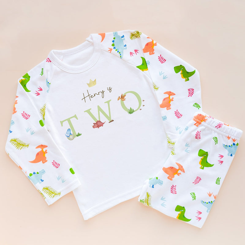 Personalised 2nd birthday pyjamas sale