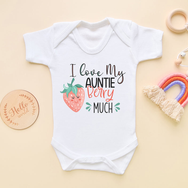 I Love My Auntie Berry Much Baby Bodysuit (5861000052808)