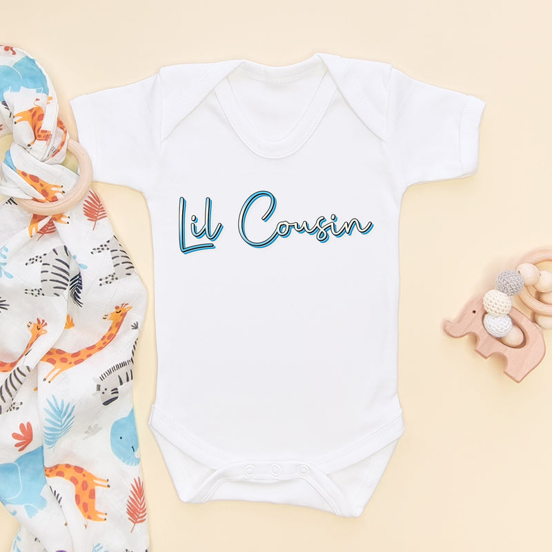 Lil Cousin Boy 90's Style Baby Bodysuit (6547510165576)